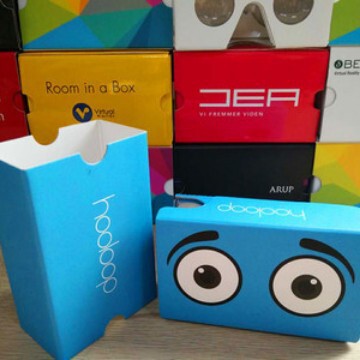 vr眼镜cardboard 新谷歌纸盒vr虚拟现实3d眼镜头盔工厂vr厂家