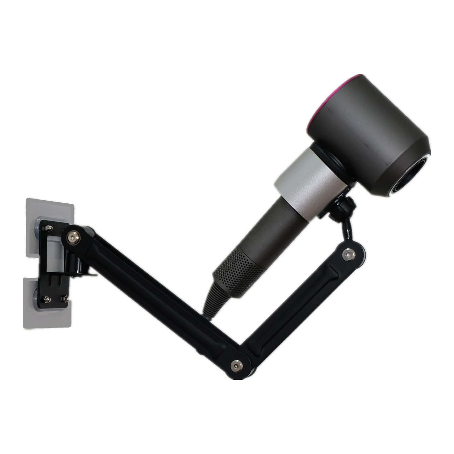 免手拿可折叠拉伸收纳吹风机支架悬停水平／垂直安装电风筒懒人,家庭/个人清洁工具,吹风机置物架,淘宝优惠券,粉丝福利购,淘宝优惠卷