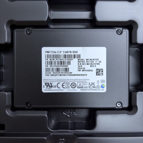 PM1733A3.84TU2NVME固态盘SSD