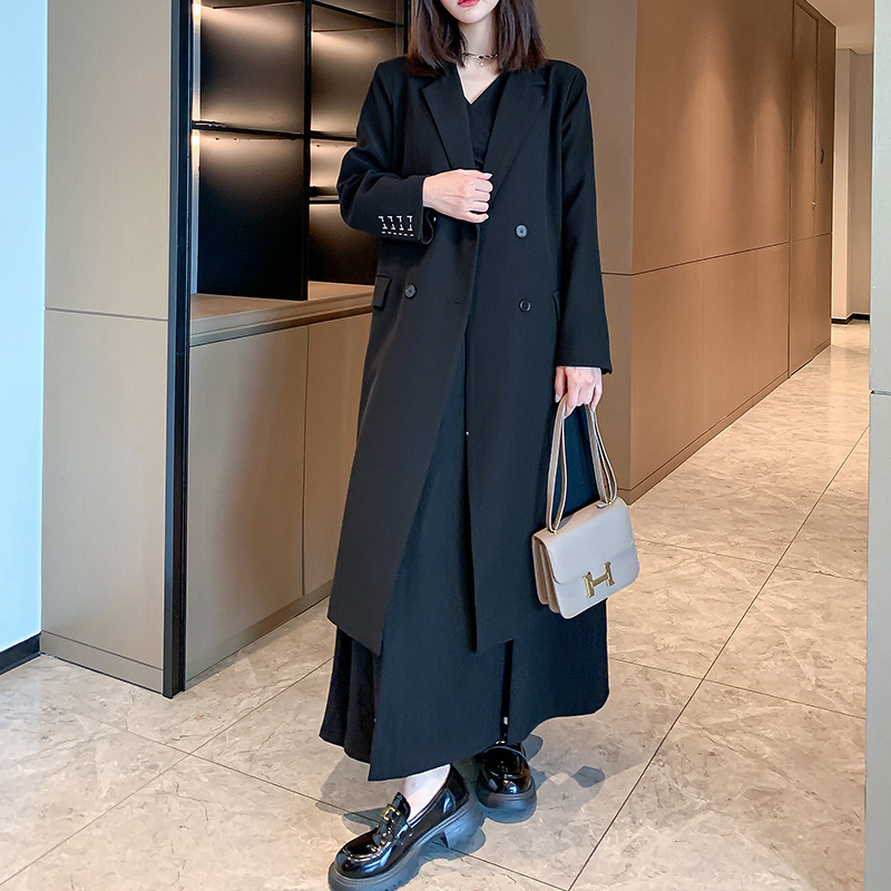 高级感风衣大码女装200斤西装