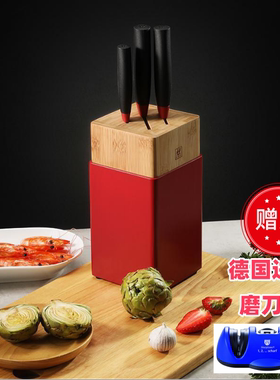 德国双立人NOWS不锈钢刀具套装4件套厨房中片刀多用刀水果刀菜刀