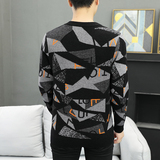 MY6801-P59秋冬新品仿貂加厚毛衣，男装针织衫/毛衣，星座1215-1