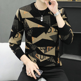 MY6801-P59秋冬新品仿貂加厚毛衣，男装针织衫/毛衣，星座1215-1