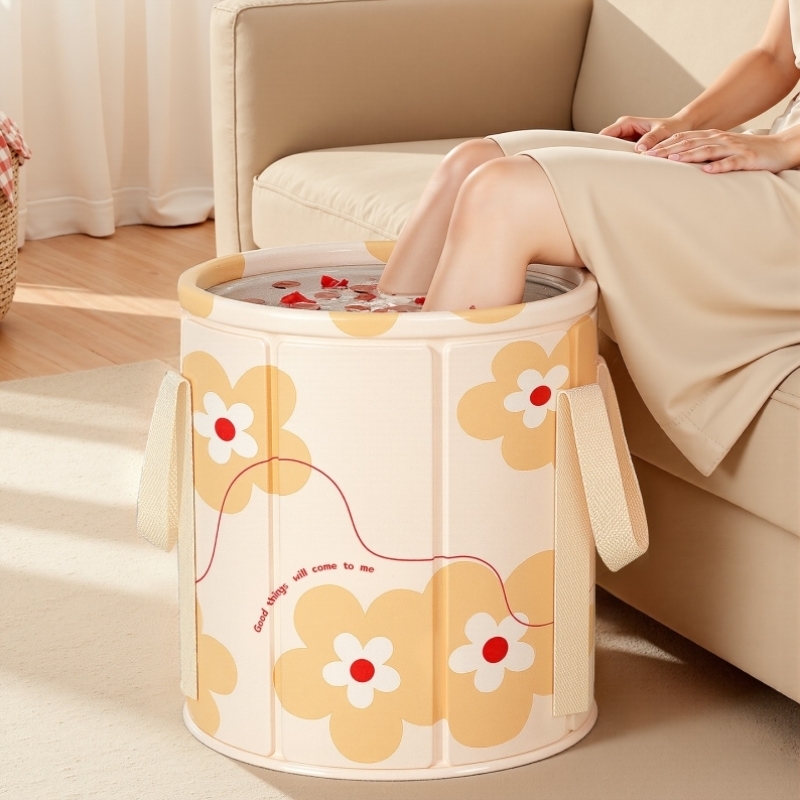 泡脚桶家用过小腿可折叠泡脚袋宿舍学生养生恒温便携过膝洗脚盆