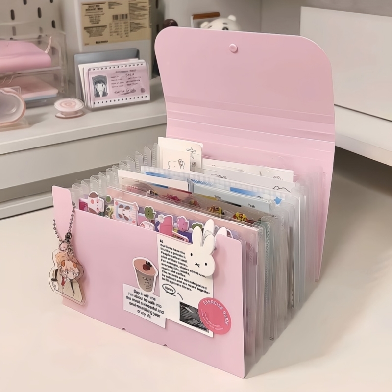 美甲印花钢板收纳册可折叠防尘透明防刮花指甲贴纸整理专用工具