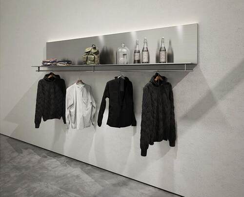 服装店展示架壁挂式上墙