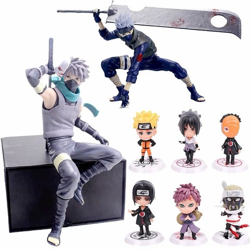 火影忍者卡卡西生日蛋糕装饰摆件