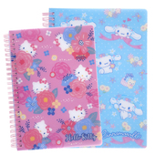 双子星限量线圈本 香港正版 三丽鸥KITTY学生文具笔记软皮抄单行簿