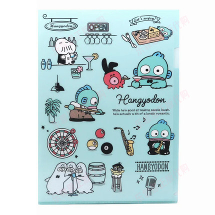 正版三丽鸥HelloKitty美乐蒂XO玉桂狗收纳夹A4文件试卷分类文件夹