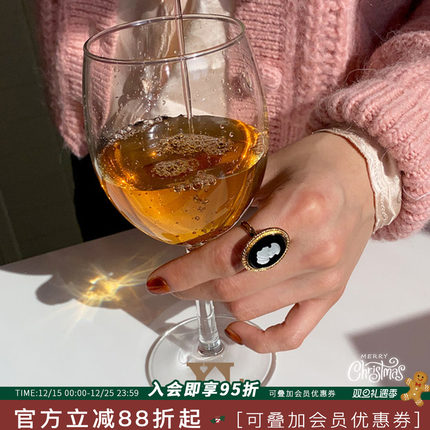 断码清仓巨折拍下不换 韩国ylyl正品 金币戒指独特镀金指环女