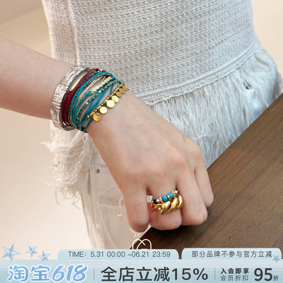 MaryGaitani天然石串珠编绳手链