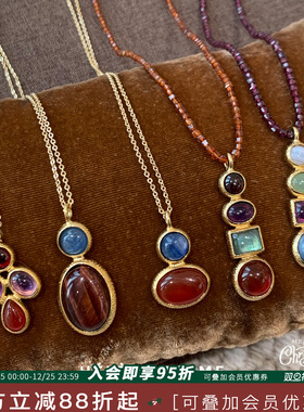 HELENEPRIME法国法式天然石项链