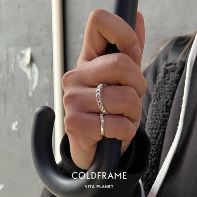 韩国coldframe正品纯银戒指