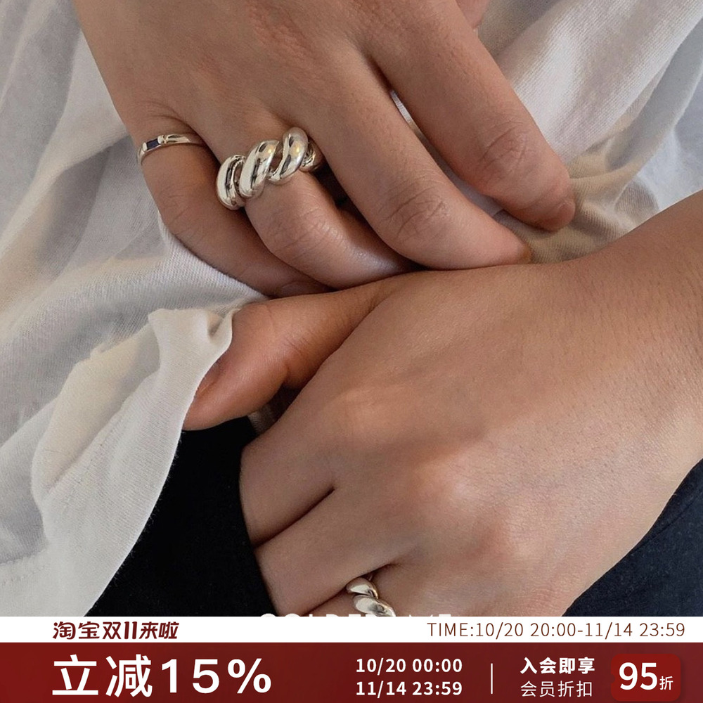 现货Vita Planet 韩国Coldframe正品 官方授权麻花戒指纯银18k金