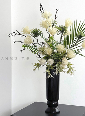 轻奢仿真绿植装饰仿真花酒店大堂玄关前台餐桌橱窗客厅餐桌花摆件