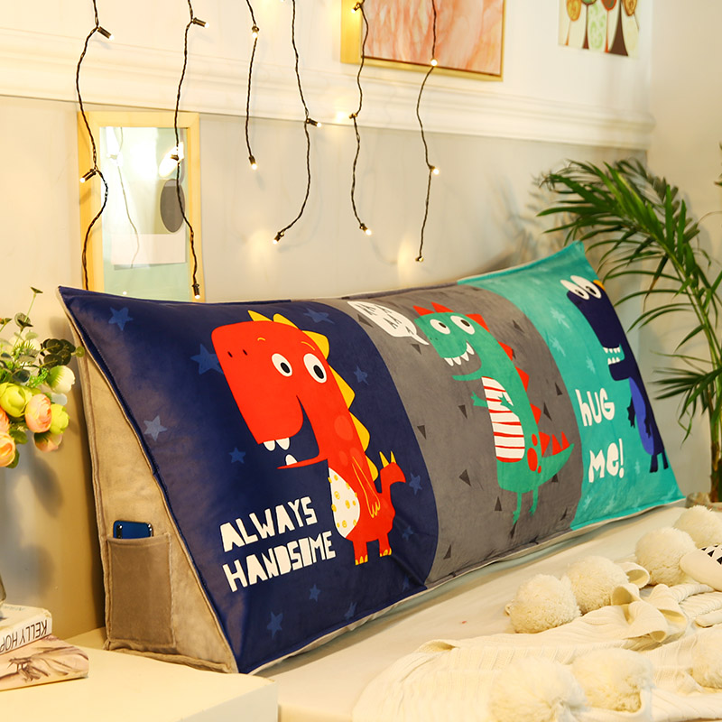 ins網紅可拆洗長靠枕北歐三角床上靠墊床頭大靠背雙人榻榻米兒童在類目 居家布藝, 靠墊/抱枕中 - 來自Buy2taobao.com提供專業的淘寶代購服務