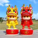 新年马雕塑玻璃钢2026吉祥物马到成功商场店铺户外网红打卡大摆件