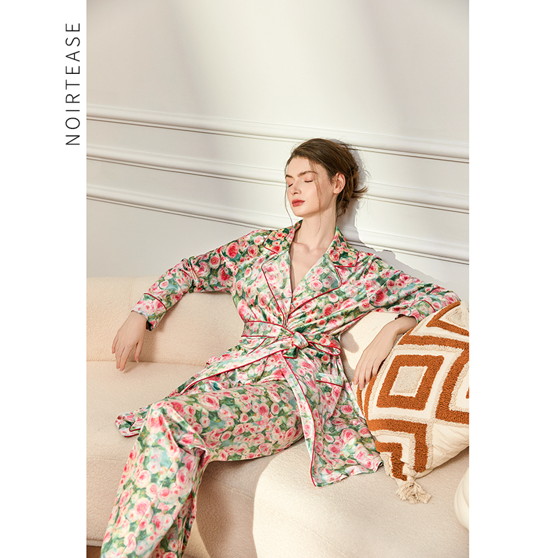 NT新款印花金丝绒睡衣套装