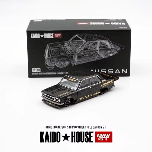 KAIDOHOUSE MINIGT 110 1:64 Nissan 达特桑 pro 碳纤版 合金车模