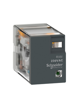 施耐德小型继电器中间继电器RXM2LB2BDRXM4LB2P7D8脚14脚24V220V