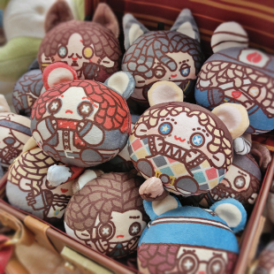 第五人格原创周边杂技演员火灾调查员骑士记者小说家杰克毛绒团子