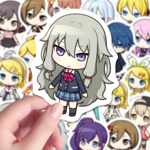 210张二次元 世界计划pjsk贴纸萌系高颜值可爱贴画diy手机壳手账本