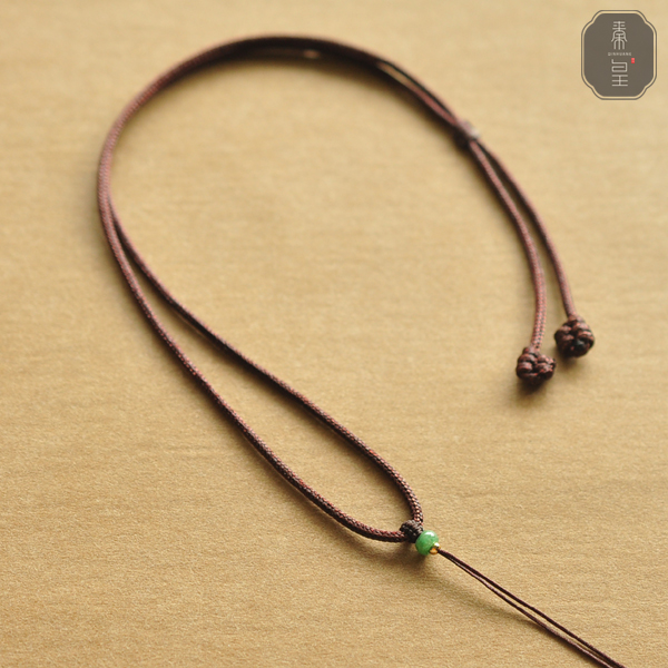 文艺复古风黄金可调节a货翡翠