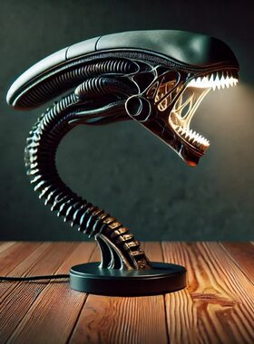 跨境 Alien Lamps 外星生物灯卧室家庭装饰灯树脂万圣节装饰摆件