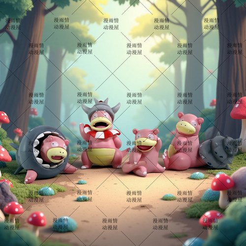 呆壳兽呆呆王呆呆兽进化组公仔潮玩手办动漫周边车载机箱桌面摆件