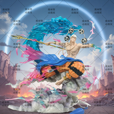 One Piece动漫周边收藏品装饰摆件EVIL雷神艾尼路手办二次元雕像