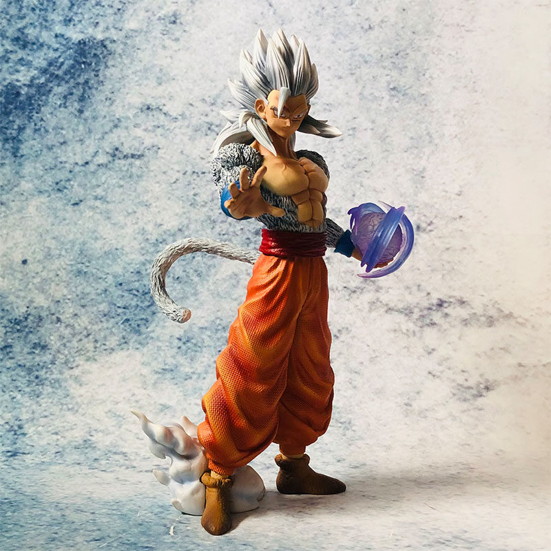 七龙珠gk 超四 白神孙悟饭 超级赛亚人 站姿 可发光 手办摆件礼物