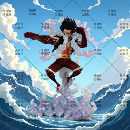 One Piece动漫周边雕像哥JT四档蛇人路飞GK手办潮玩装饰摆件礼品