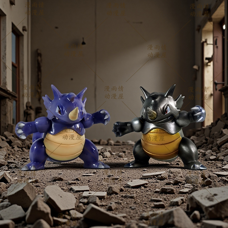 二次元动漫周边公仔摆件奇迹岛鎏金岁月铁甲暴龙1/20比例图签手办