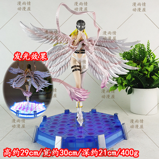数码宝贝GK 天使兽天女兽 月神殿 动漫周边模型手办 创意雕像礼物