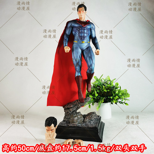 影视周边美国JND超人GK手办双头双手男生礼物二次元模型雕像摆件