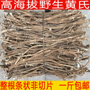 整根甘孜理塘黄芪野生黄芪非切片500克包邮北芪非特级备注可磨粉