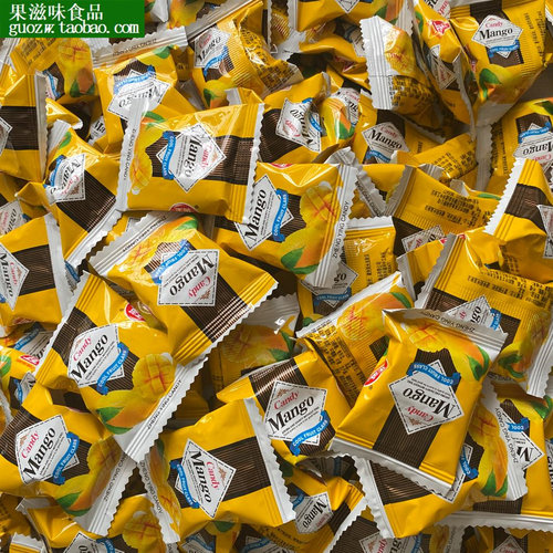 正英糖果芒果味纤果爱软糖水果味