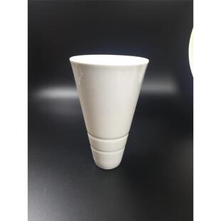 唐山隆达骨瓷 纯白无把随手杯 创意水杯 啤酒杯 果汁杯无底标