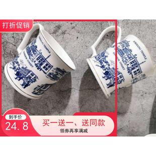 隆达产城市建筑经典骨瓷马克杯 咖啡杯 茶杯办公室喝水杯买一送一