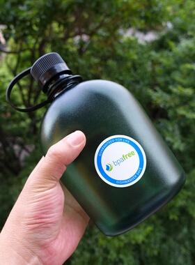 美国原装进口不含双酚A耐高温户外BC野营轻量1L黑鹰水壶瓶NALGENE