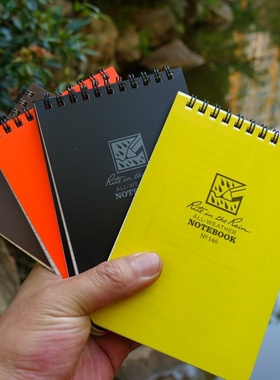 美国原装Rite in the rain 户外BC野营 随身防水全天候战术记事本