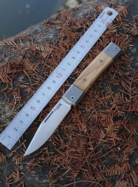 意大利原装正品钢狮bestMAN口袋折叠小刀高强度M390粉末钢 镶嵌柄