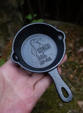 BE PAL一体铸造迷你平底锅 鸡蛋煎锅 户外BC野营便携 乐趣小玩具