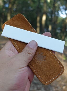 美国原装进口Spyderco户外BC露营便携细砂中砂磨刀石细瓷石磨刀器