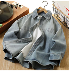 Детская джинсовая рубашка