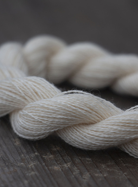 倚山人|纯棉本色白色刺绣线两股手缝针线包被子缝补刺子DIY手工线