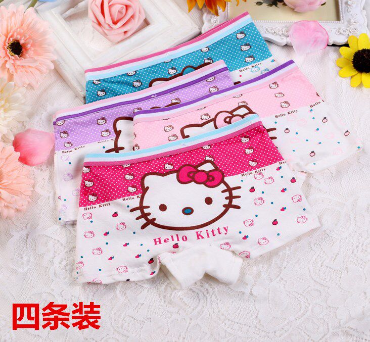 hellokitty girl Underwear pure cotton children shorts Flat angle girl triangle Leggings pupil baby Underwearin the Children/Baby/Family fitted , Children's Underwear , Briefs  category - from Buy2taobao.com to provide professional Taobao agent buy service