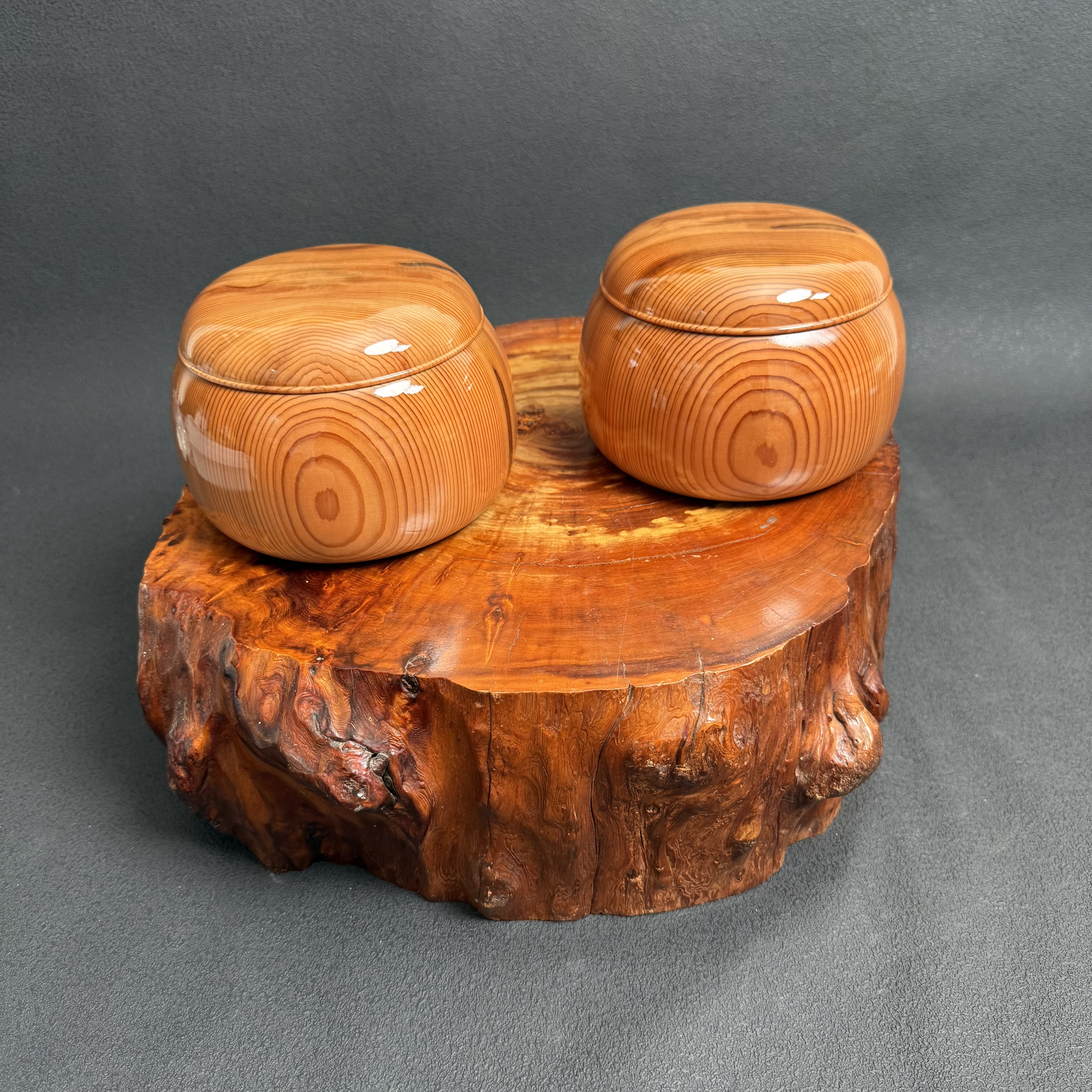 日本进口西川屋久杉棋笥全新品