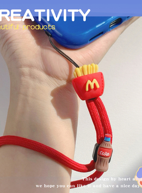 手机挂绳女 可爱手腕绳吊绳 绳子挂手腕 airpodspro2代挂绳 链 壳