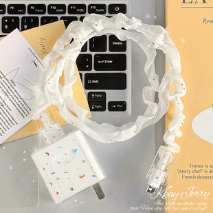 100w充电器头防折断mate70pro荣耀 88w 适用 数据线保护套华为66